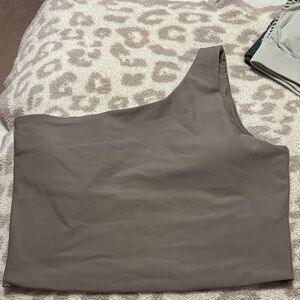 Your Person BestYPB Abercrombie army green one shoulder tank/sports bra- size XL